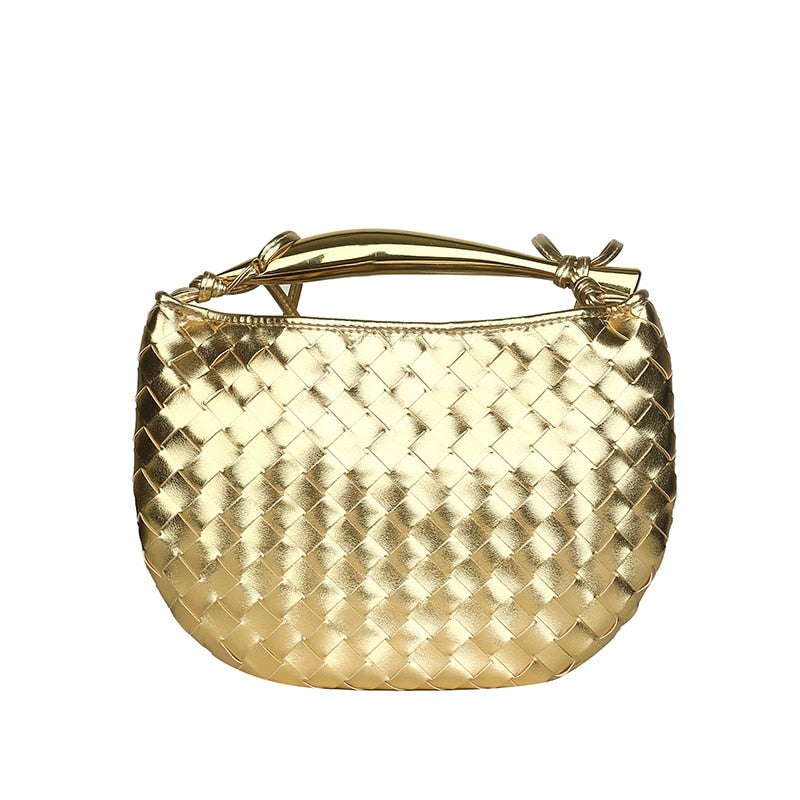 Mairi Woven Golden Bar Mini Tote