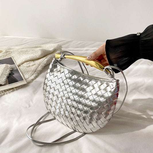 Mairi Woven Golden Bar Mini Tote