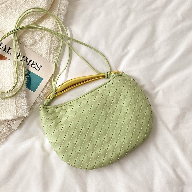 Mairi Woven Golden Bar Mini Tote