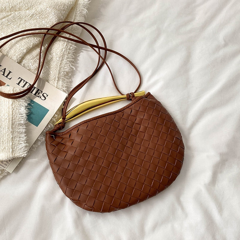 Mairi Woven Golden Bar Mini Tote