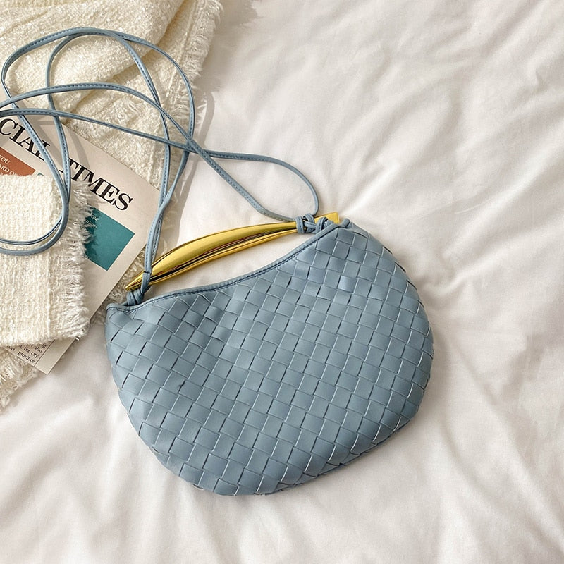 Mairi Woven Golden Bar Mini Tote