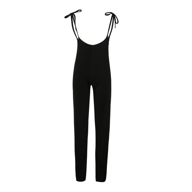 Mara Shoulder Strap Overall Wide Leg Pants