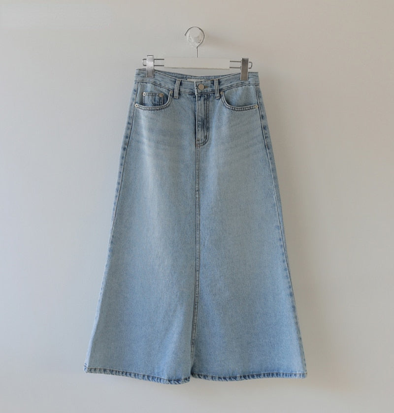 Marah Casual Denim Skirts