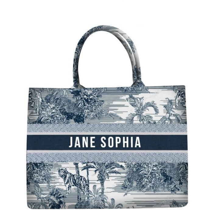 Marcella Your Name Monogram Canvas Totes - 20 Styles