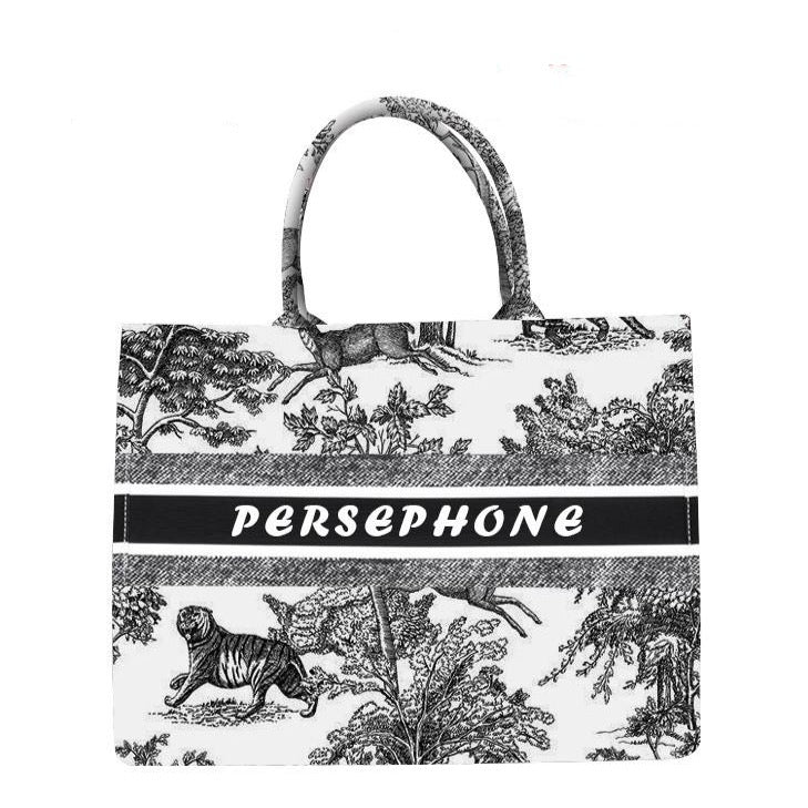 Marcella Your Name Monogram Canvas Totes - 20 Styles