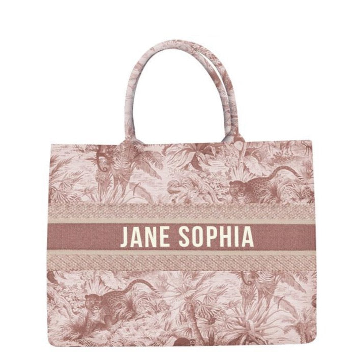 Marcella Your Name Monogram Canvas Totes - 20 Styles