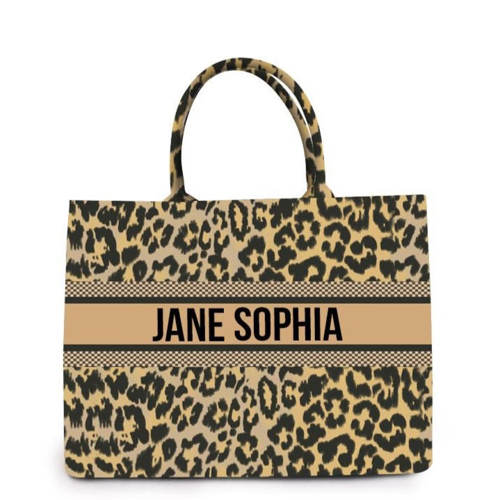 Marcella Your Name Monogram Canvas Totes - 20 Styles