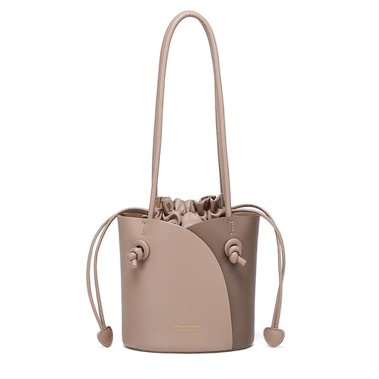 Marcelle Vintage Bucket Shoulder Bag - 2 Colors