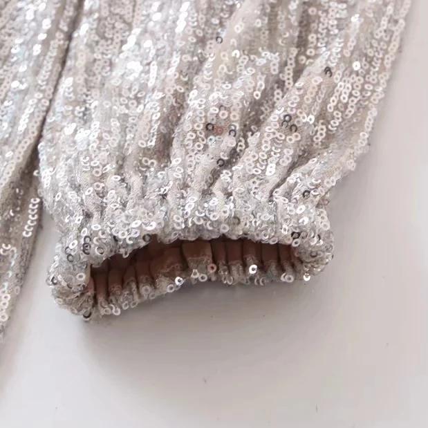 Marea Glitter Sequin Kimono Cardigan Mini Dress