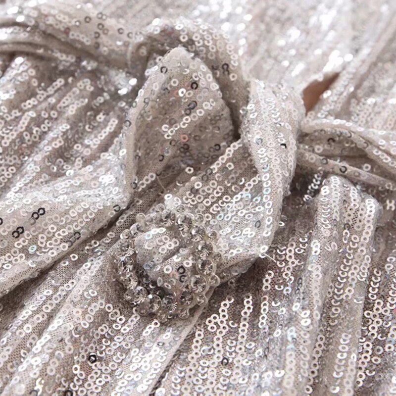 Marea Glitter Sequin Kimono Cardigan Mini Dress