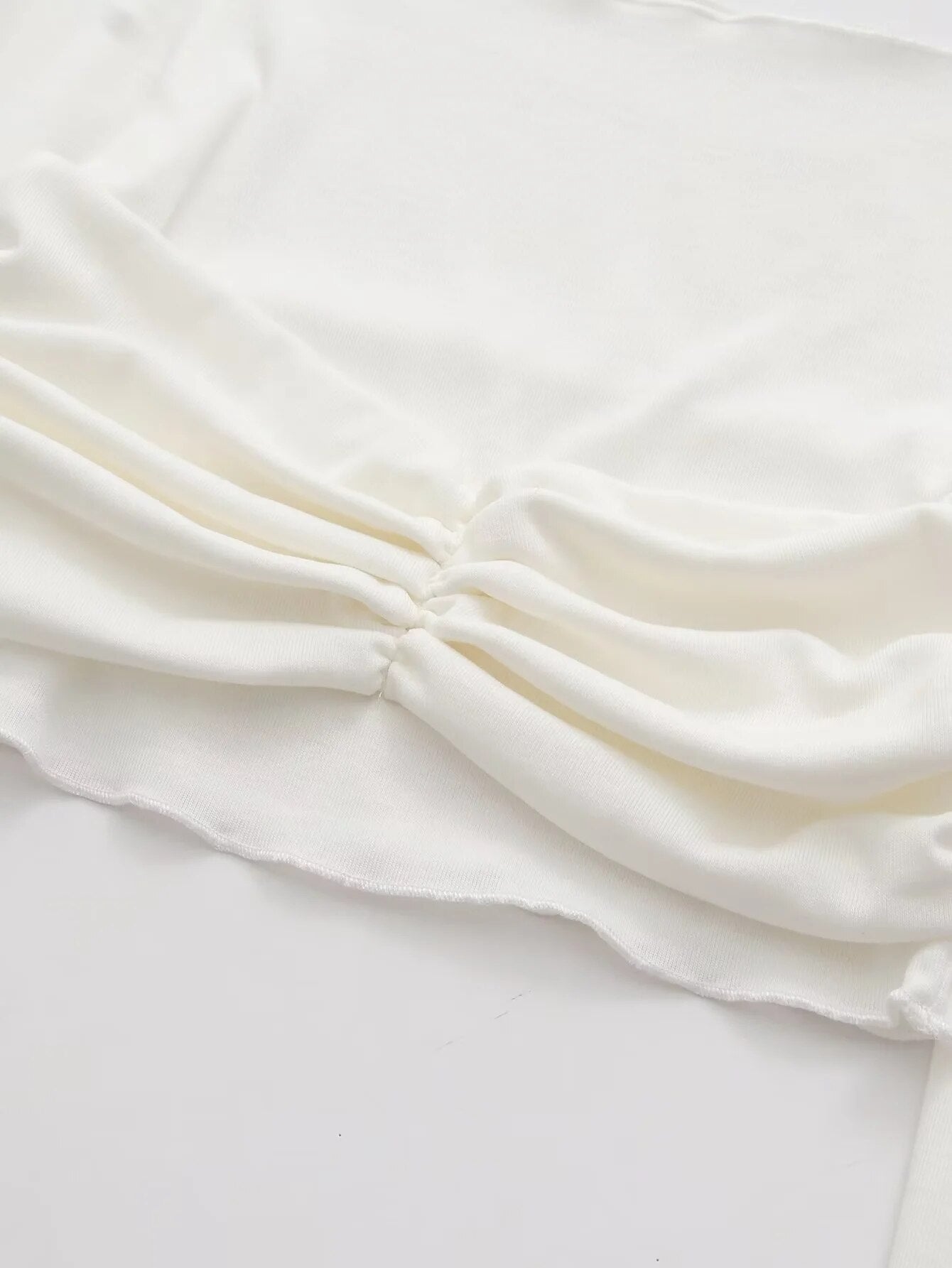 Maria Sheer Mermaid Cropped Tops - 2 Colors