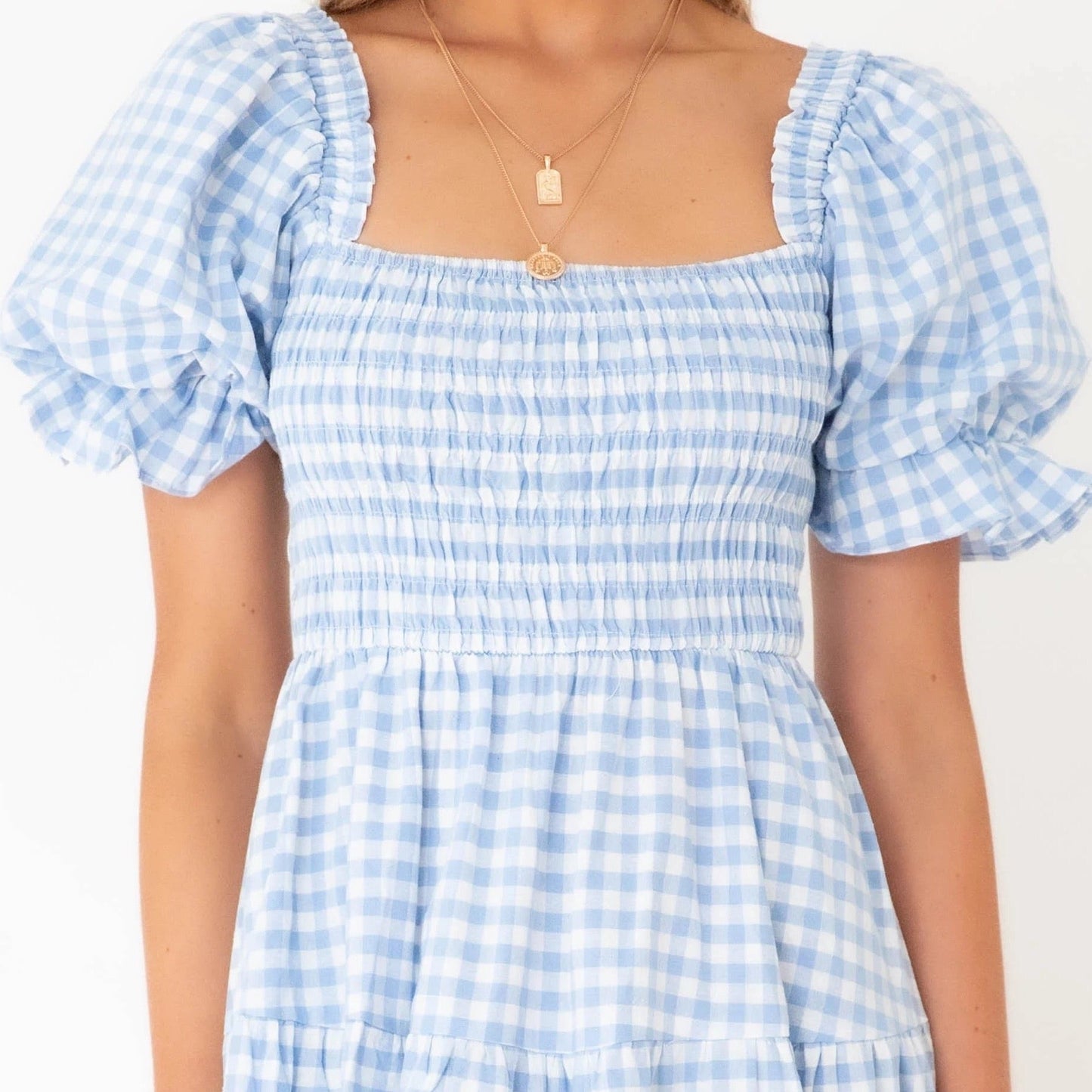 Marianne Gingham Midi Dresses - 2 Colors