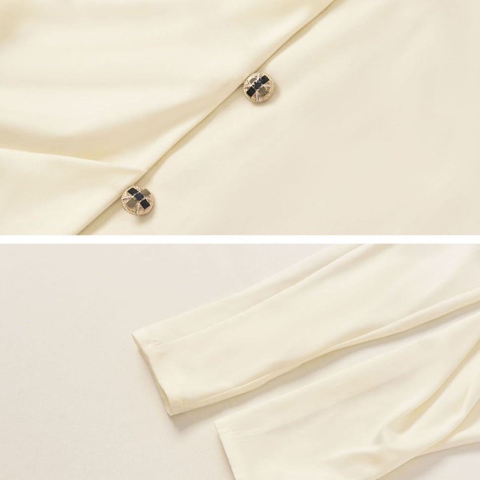 Mariel Ruched Blazer Mini Dress