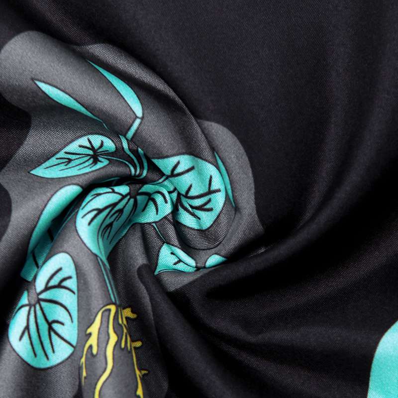 Marjorie High-Neck Retro Printed Maxi Dress