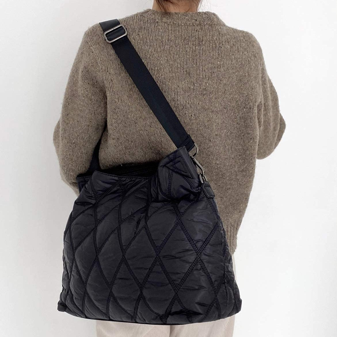 Marla Diamond Quilted Puffer Totes - 5 Colors