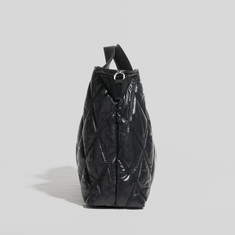 Marla Diamond Quilted Puffer Totes - 5 Colors