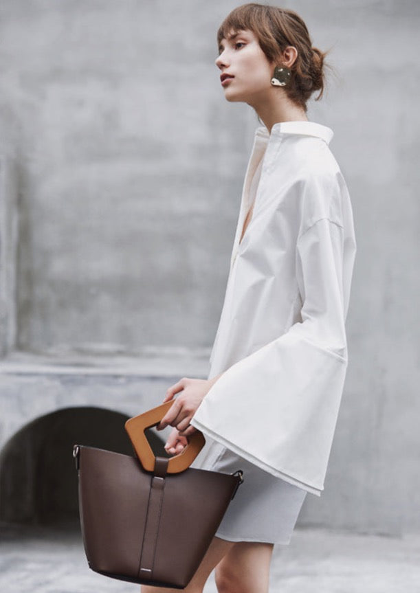 Marla Mini Shirt Dress with Wide Cuffs