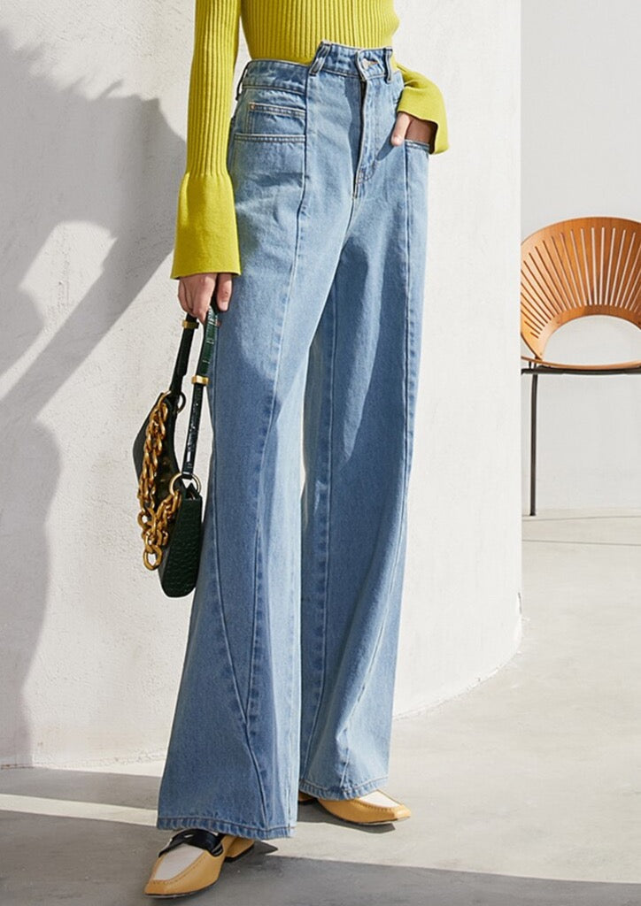 Marsala Modified Flare Jeans