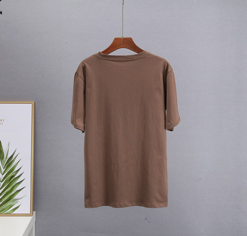 Masked Girl Print T-Shirts - 11 Colors