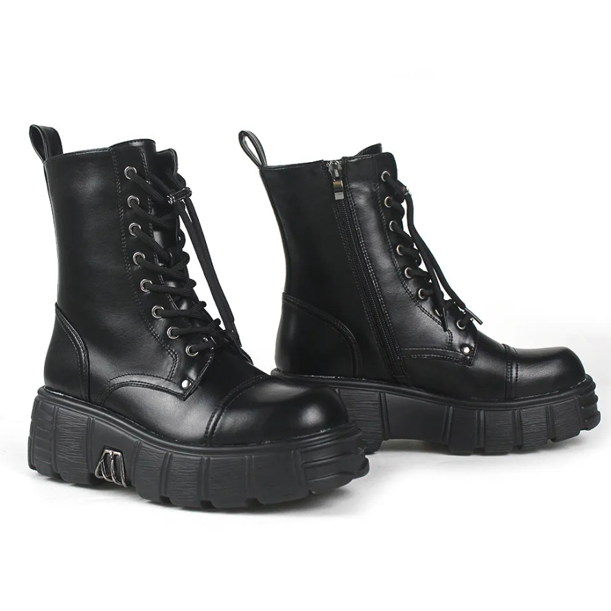 Matija Platform Ankle Combat Boots
