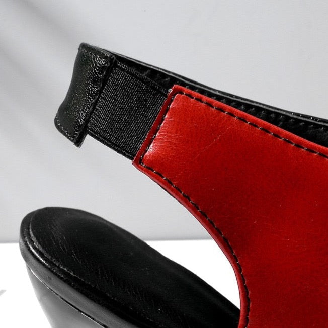 Maxim Color Contrast Bootie Heels - 2 Styles