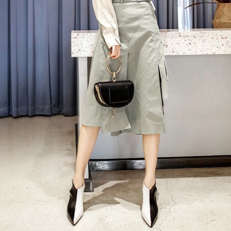 Maxim Color Contrast Bootie Heels - 2 Styles