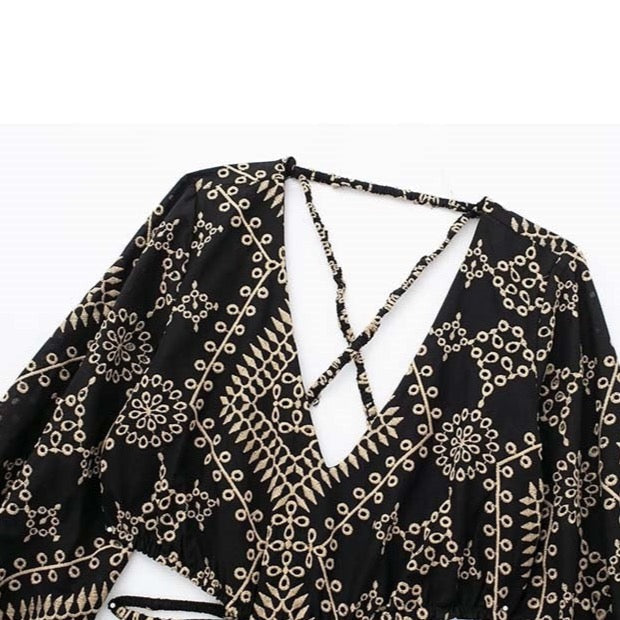 Maya Marrakesh Open Back Maxi Dress