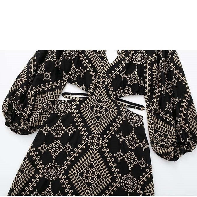 Maya Marrakesh Open Back Maxi Dress