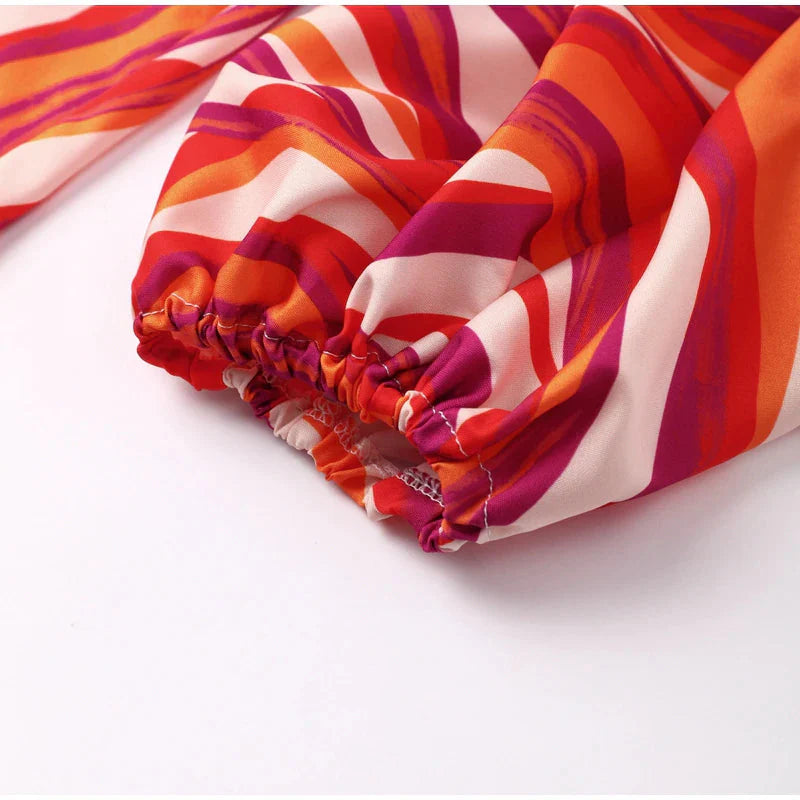 Maya Zebra Stripe Print Halter Dress - 2 Colors