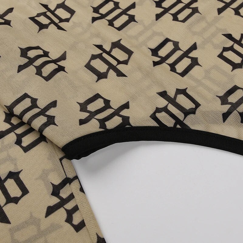 Mela High Cut Cropped Look Bodysuit