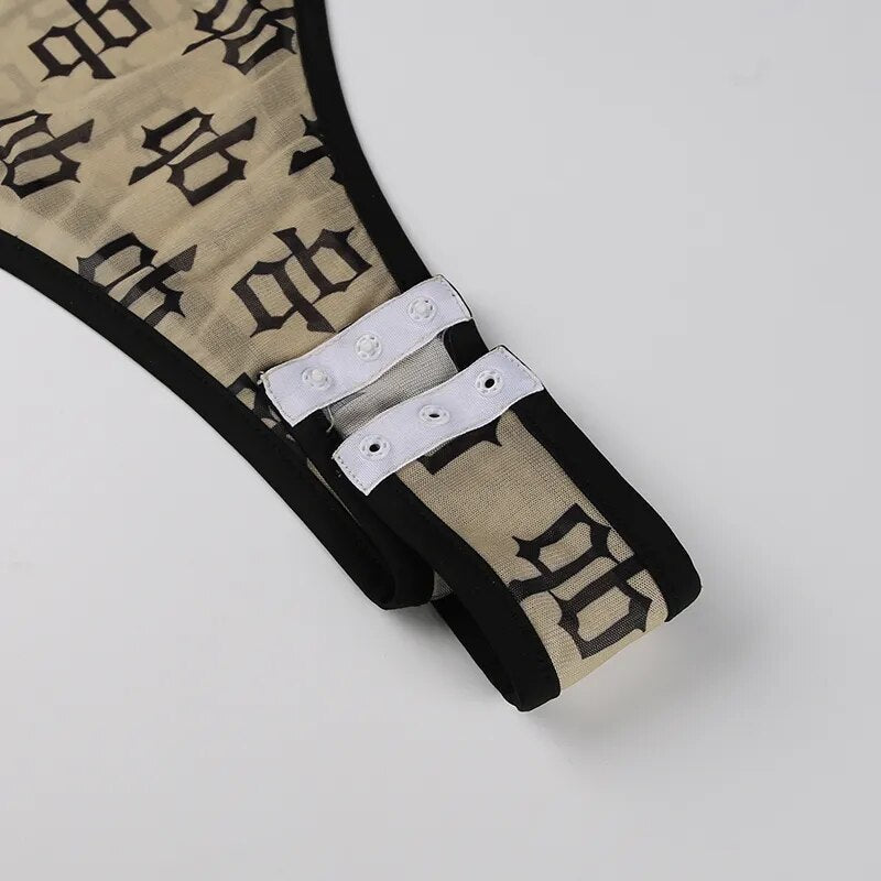 Mela High Cut Cropped Look Bodysuit