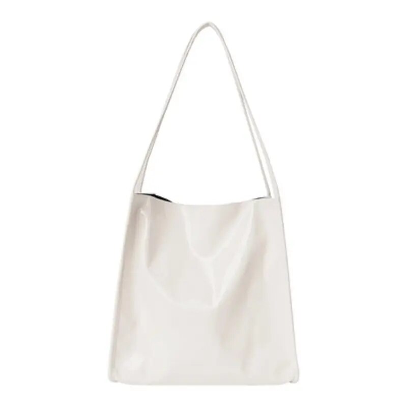 Mela Patent Leather Look Shopper Totes