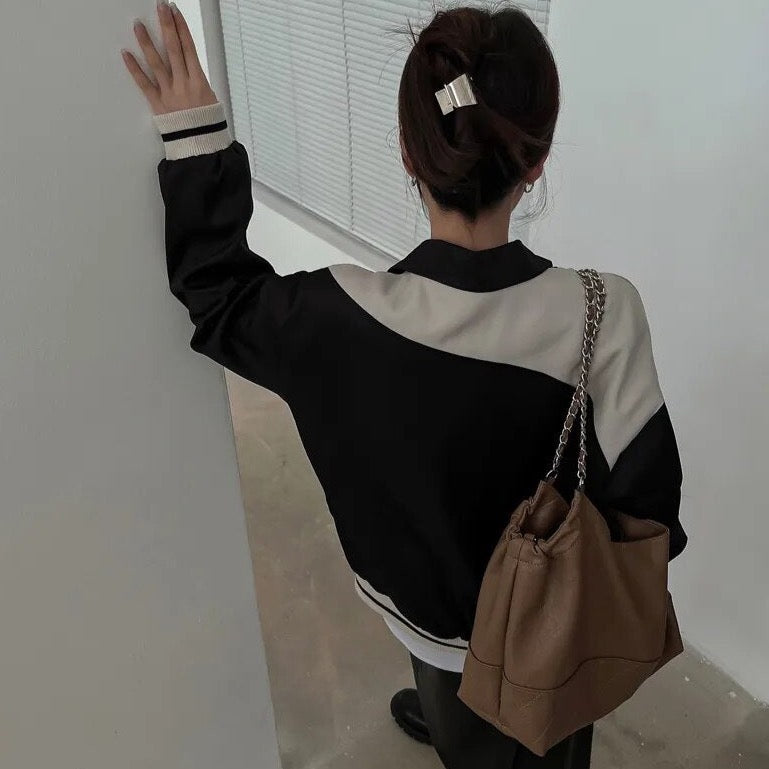 Meri Modified Casual Varsity Baseball Jacket