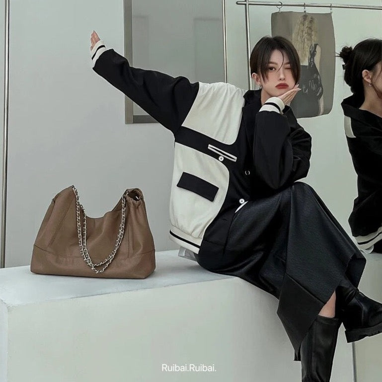 Meri Modified Casual Varsity Baseball Jacket