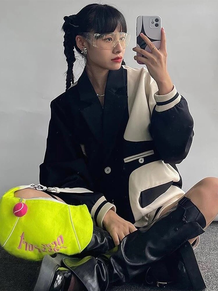 Meri Modified Casual Varsity Baseball Jacket