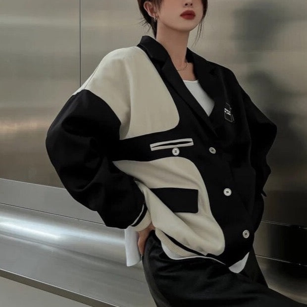 Meri Modified Casual Varsity Baseball Jacket