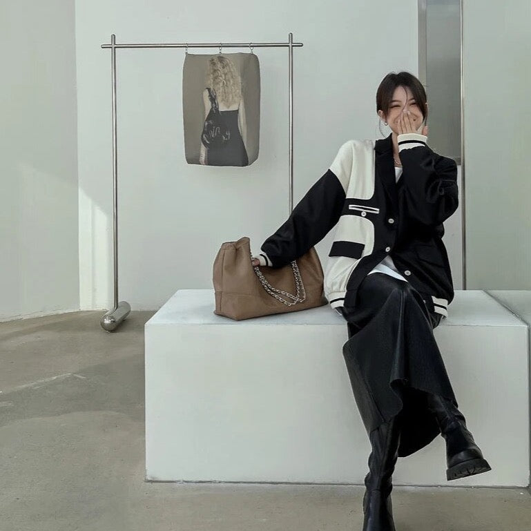 Meri Modified Casual Varsity Baseball Jacket