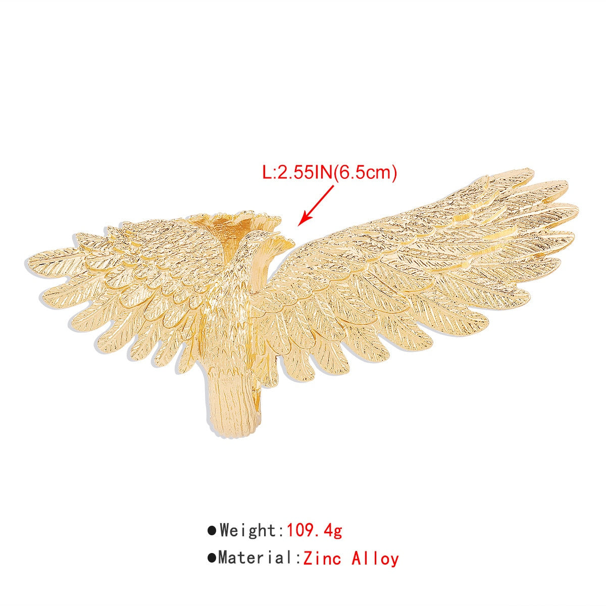 Metallic Eagle Cuff Bracelets - Gold or Silver