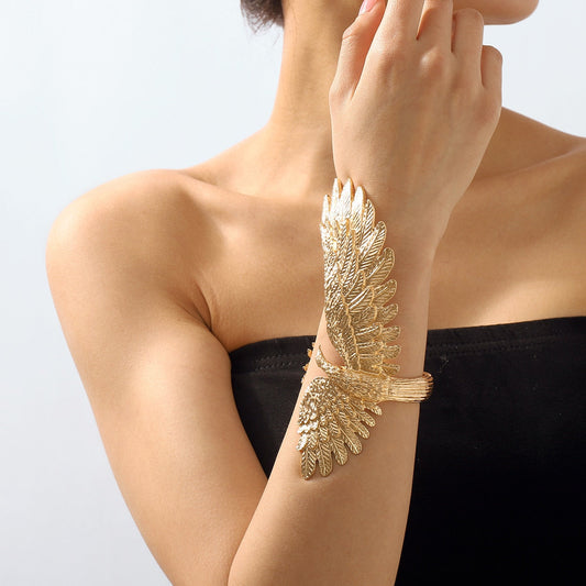 Metallic Eagle Cuff Bracelets - Gold or Silver
