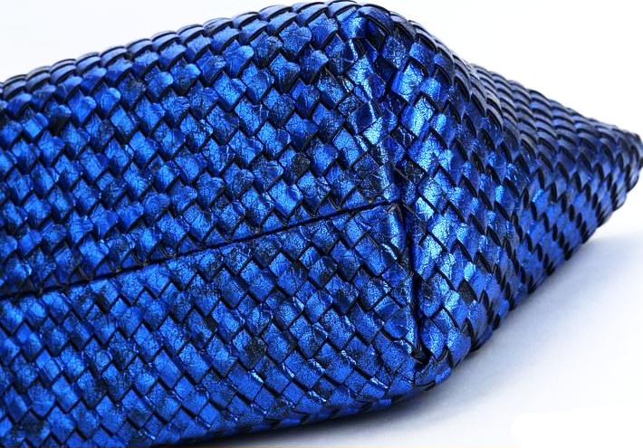 Metallic Woven Tote Bag - 16 Colors