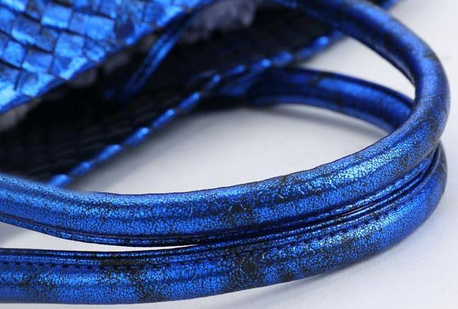 Metallic Woven Tote Bag - 16 Colors