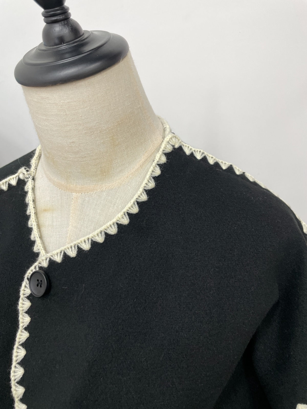 Mihaela Scarf Wrap Woolen Jacket