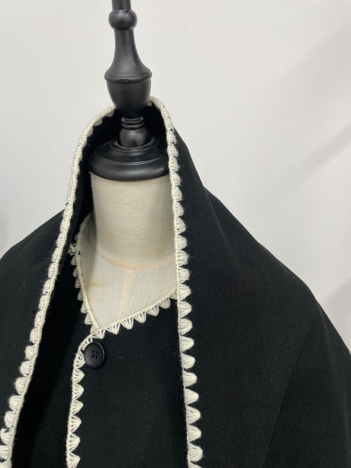 Mihaela Scarf Wrap Woolen Jacket