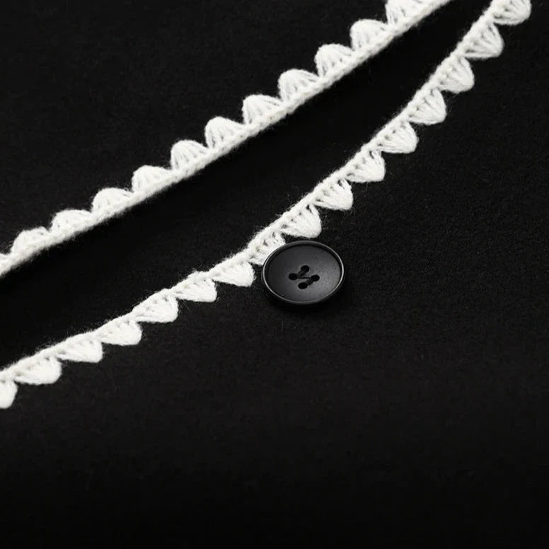 Mihaela Scarf Wrap Woolen Jacket