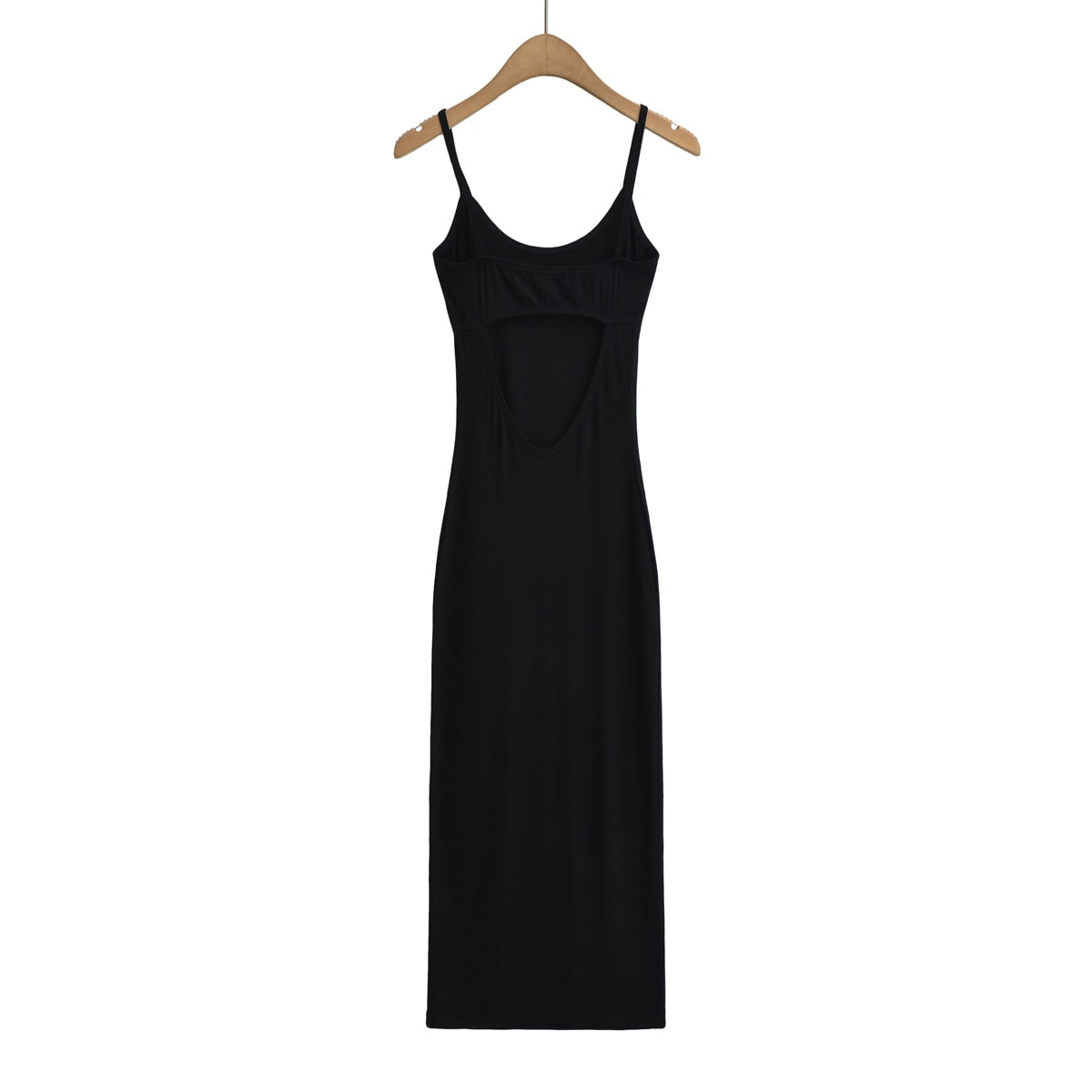 Mika Back Waist Cut Slim Maxi Tank Dress - 2 Colors