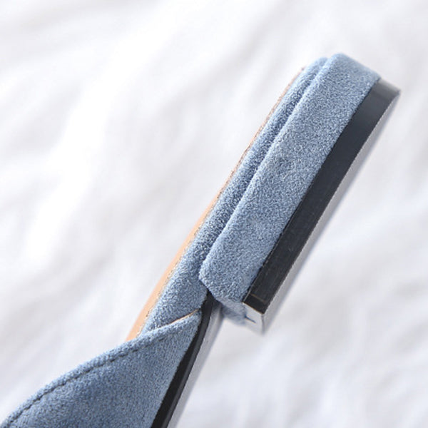 Milani Bowtie Suede Mule Slippers - 3 Colors