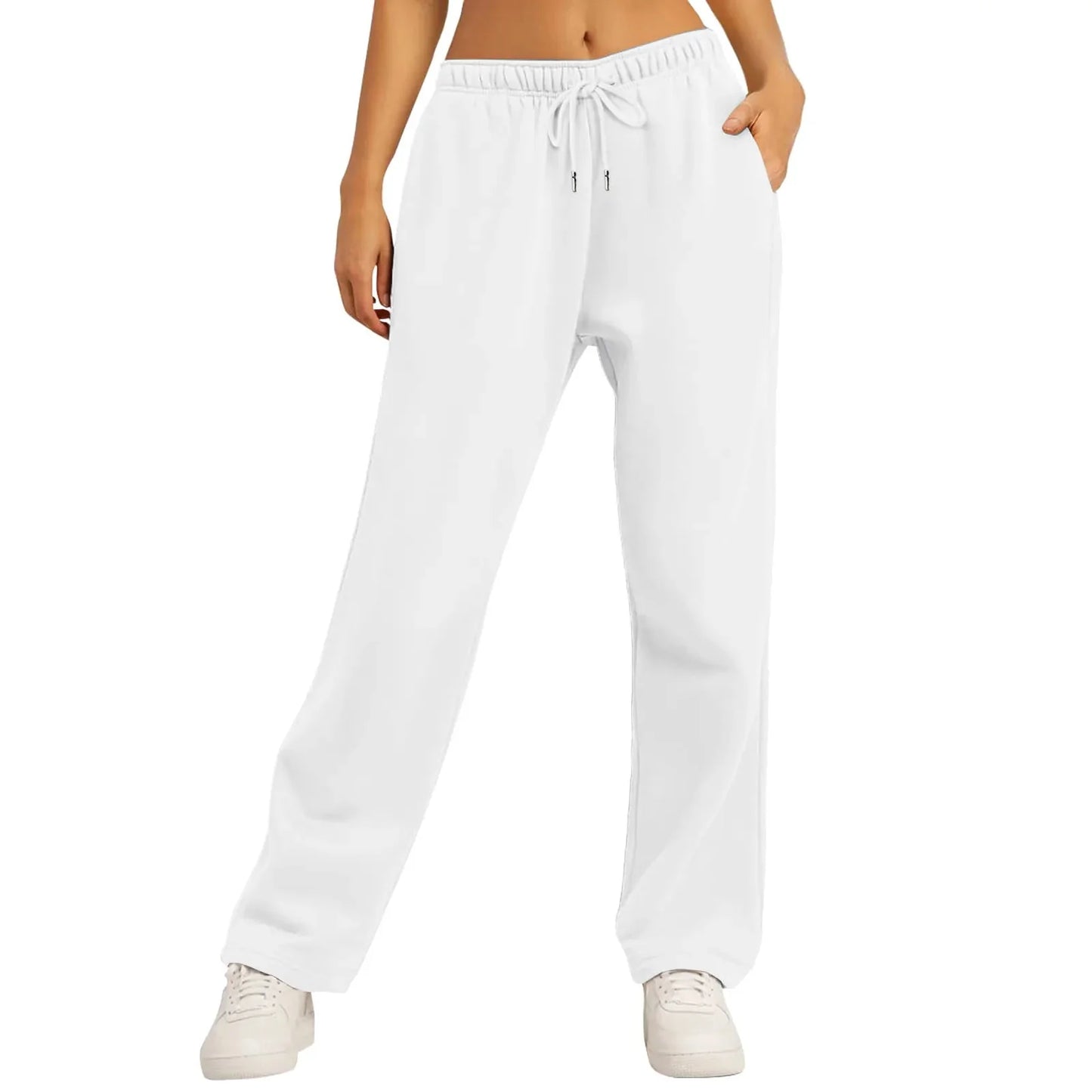 Milla Casual Wide Leg Fleece Sweatpants - 5 Colors