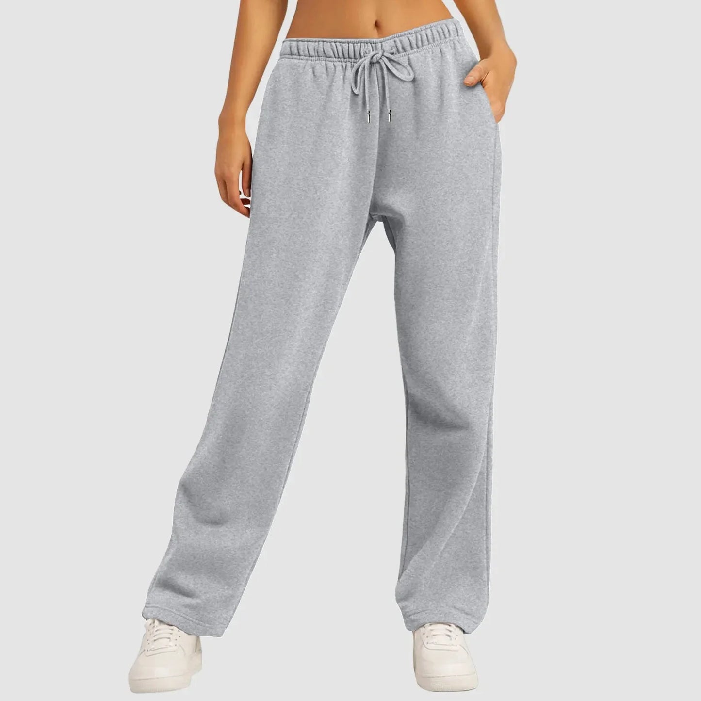 Milla Casual Wide Leg Fleece Sweatpants - 5 Colors