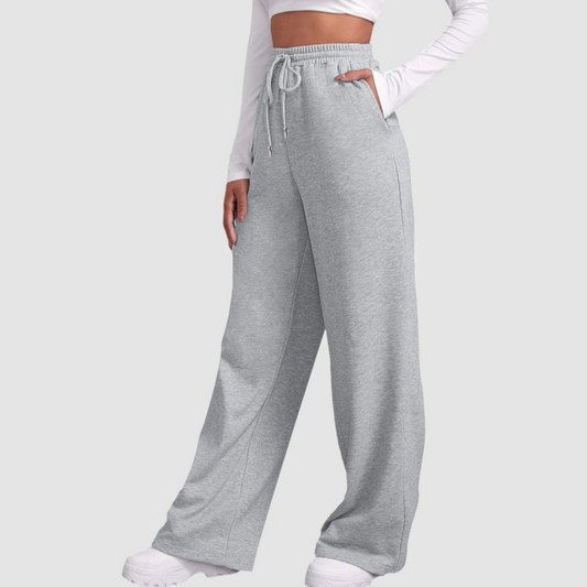 Milla Casual Wide Leg Fleece Sweatpants - 5 Colors