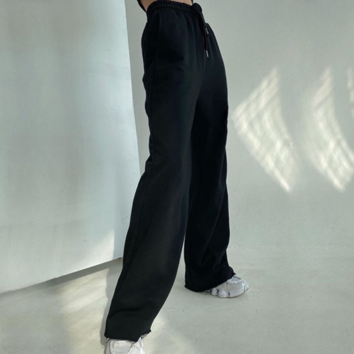 Mimi Casual Wide Leg Baggy Sweatpants - 2 Colors